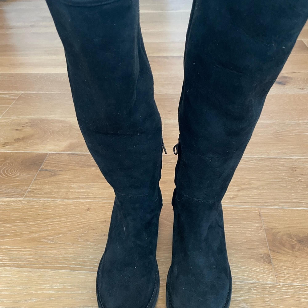 Ugg Carmela Tall boot sz 5.5 hidden 2” wedge - gently used (2 pairs available)